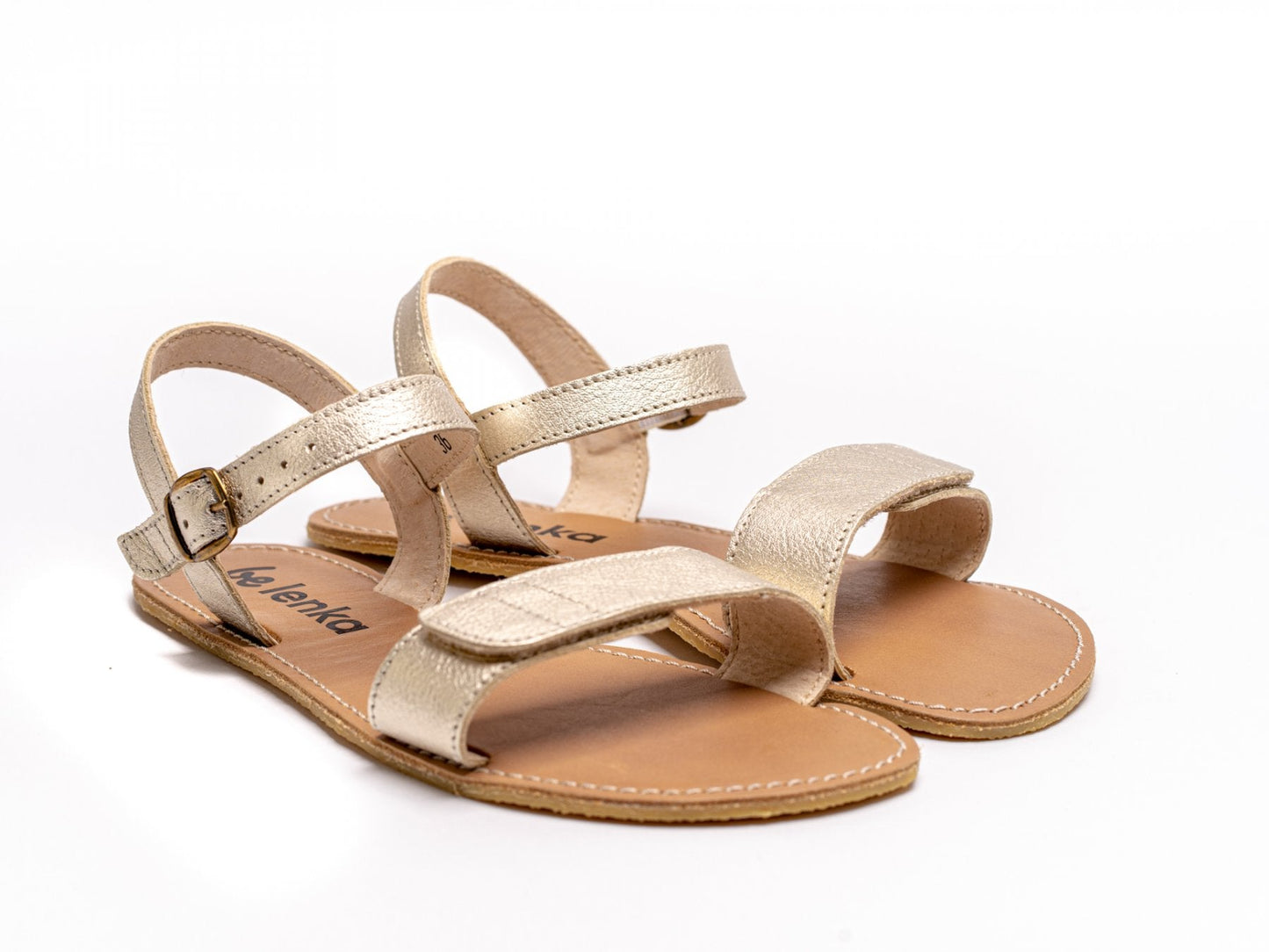 Be Lenka Grace barfods sandaler til kvinder i farven gold, par