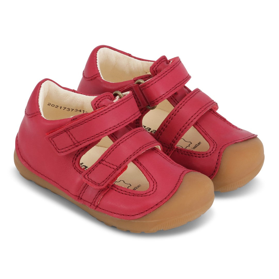 Bundgaard Petit Summer barfods sandaler til børn i farven red ws, par