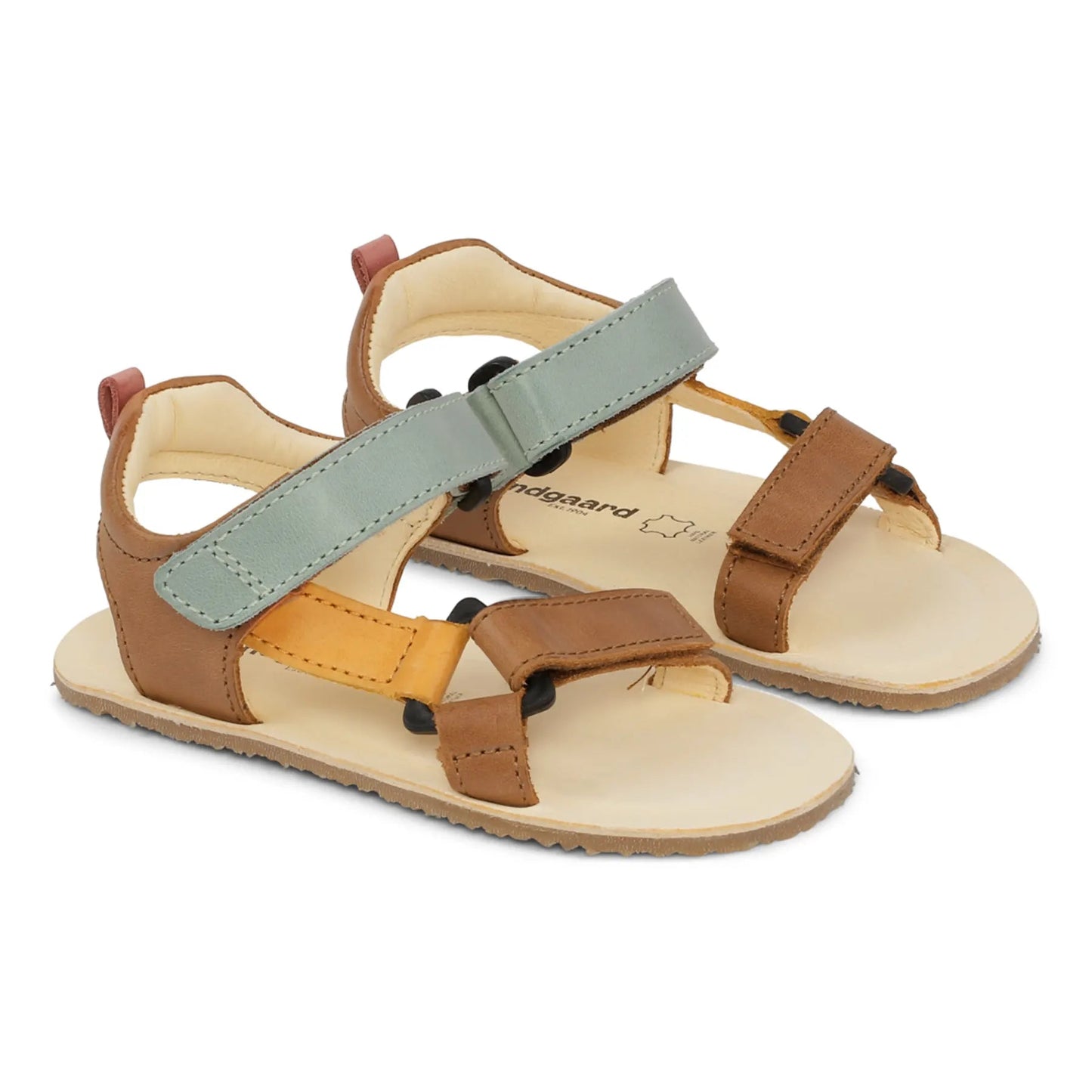 Bundgaard Skye barfods sandaler til børn i farven tan, par