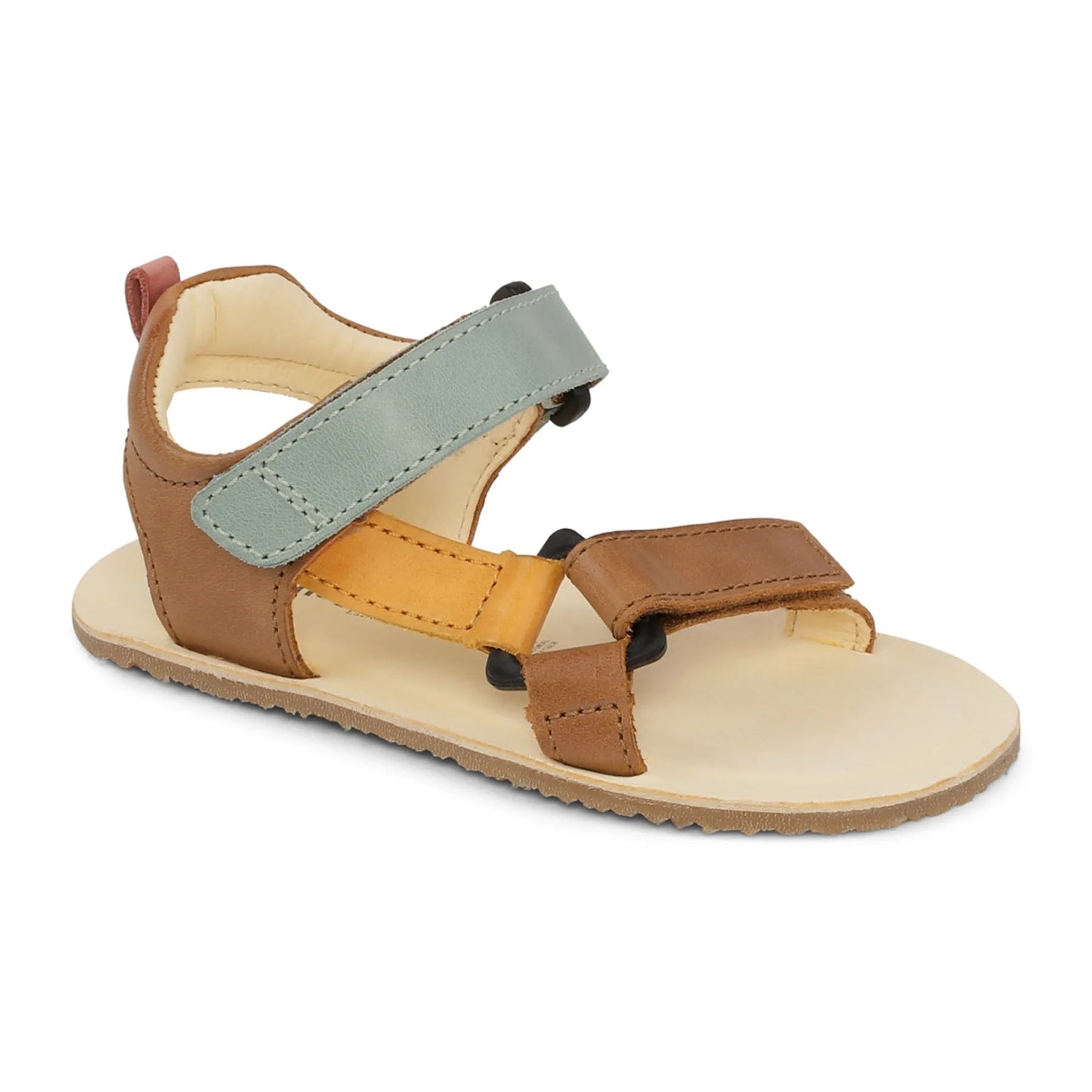 Bundgaard Skye barfods sandaler til børn i farven tan, yderside
