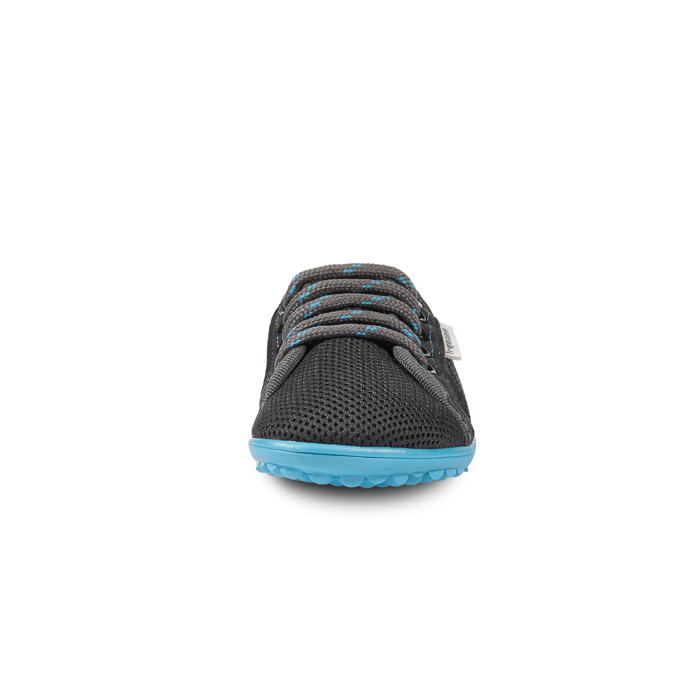 Mærkbare Aktiv barfods sneakers til børn i farven anthracite / blue, forfra