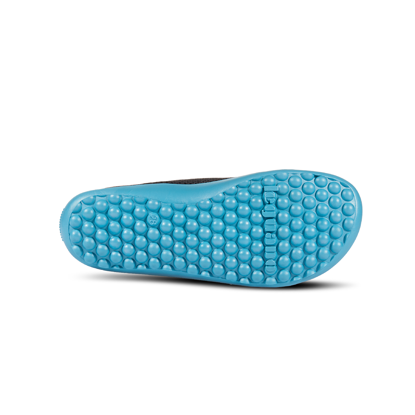 Mærkbare Aktiv barfods sneakers til børn i farven anthracite / blue, saal