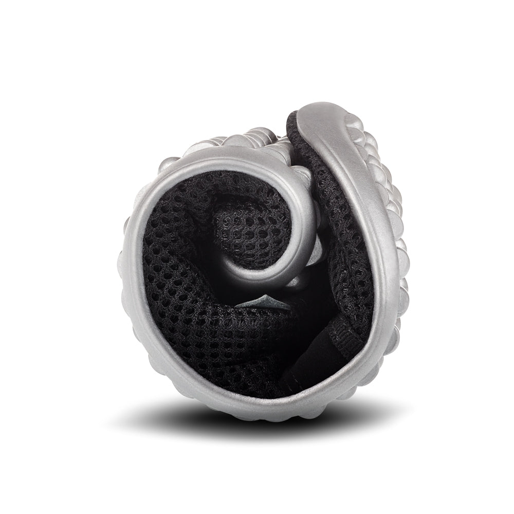 Leguano Aktiv barfods all-around sko til kvinder og mænd i farven black / gray, rullet