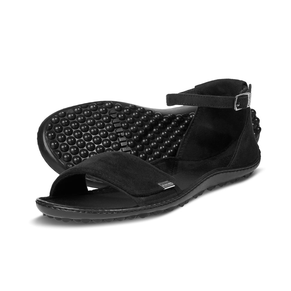 Leguano Jara barfods sandaler til kvinder i farven black, par