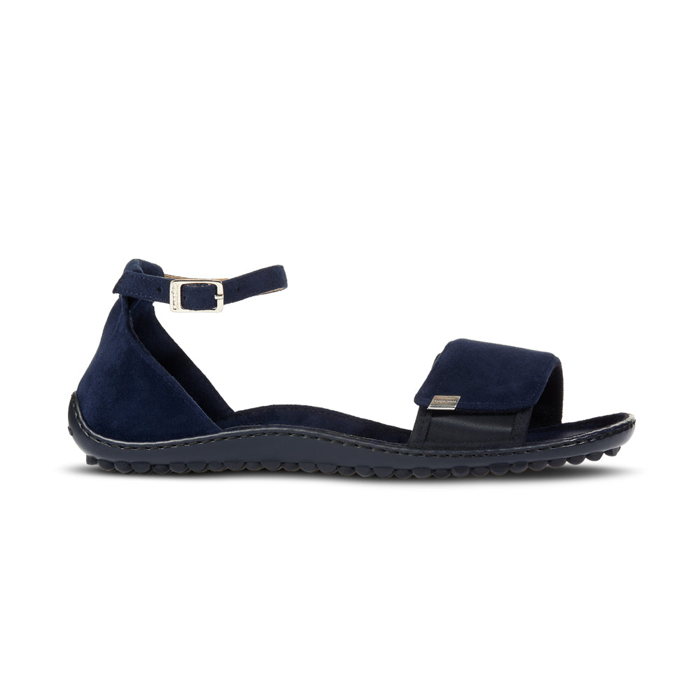 Leguano Jara barfods sandaler til kvinder i farven blue, inderside