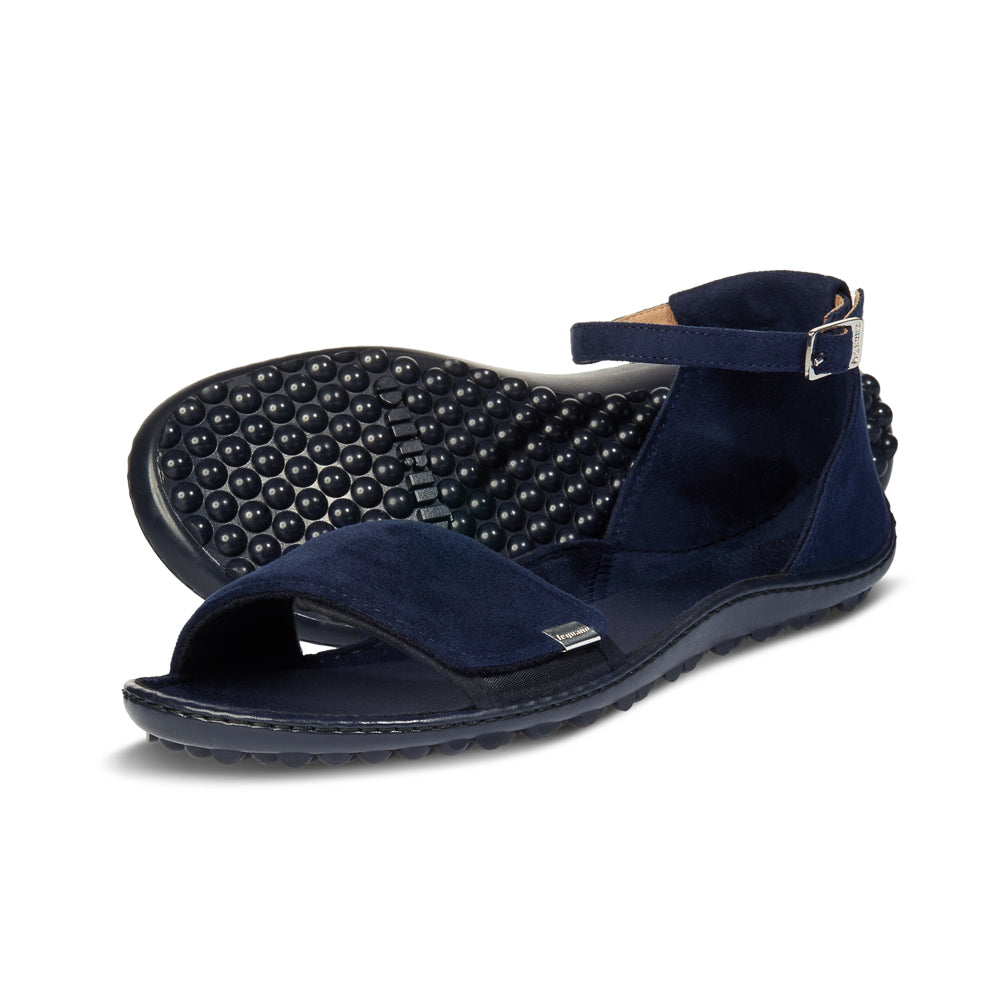 Leguano Jara barfods sandaler til kvinder i farven blue, par