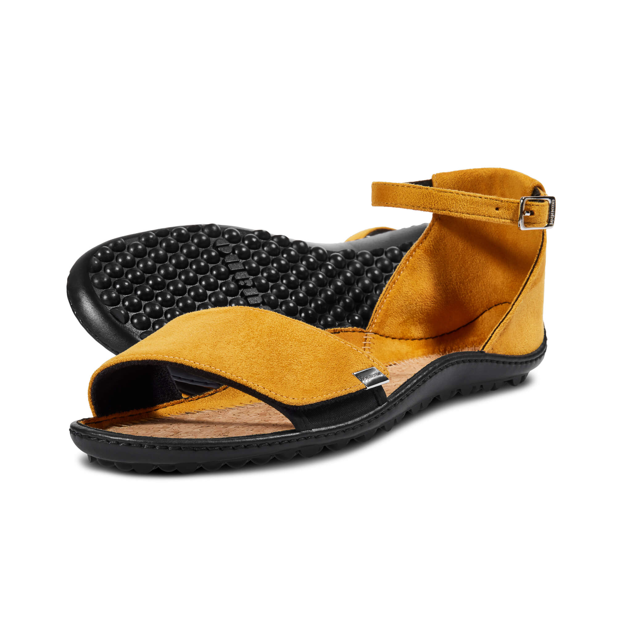 Leguano Jara barfods sandaler til kvinder i farven yellow, par