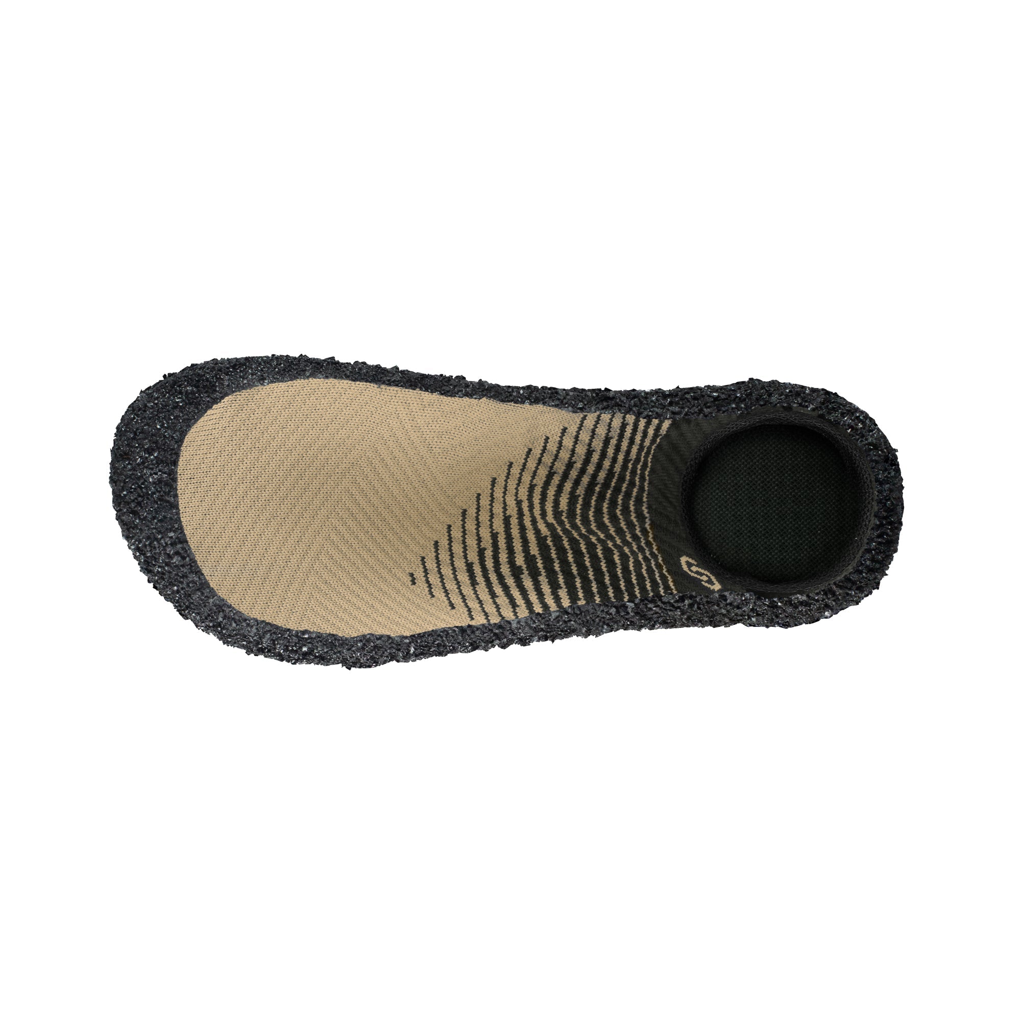 Skinners Skinners Comfort 2.0 barfods udendørssokker til kvinder og mænd i farven sand, top