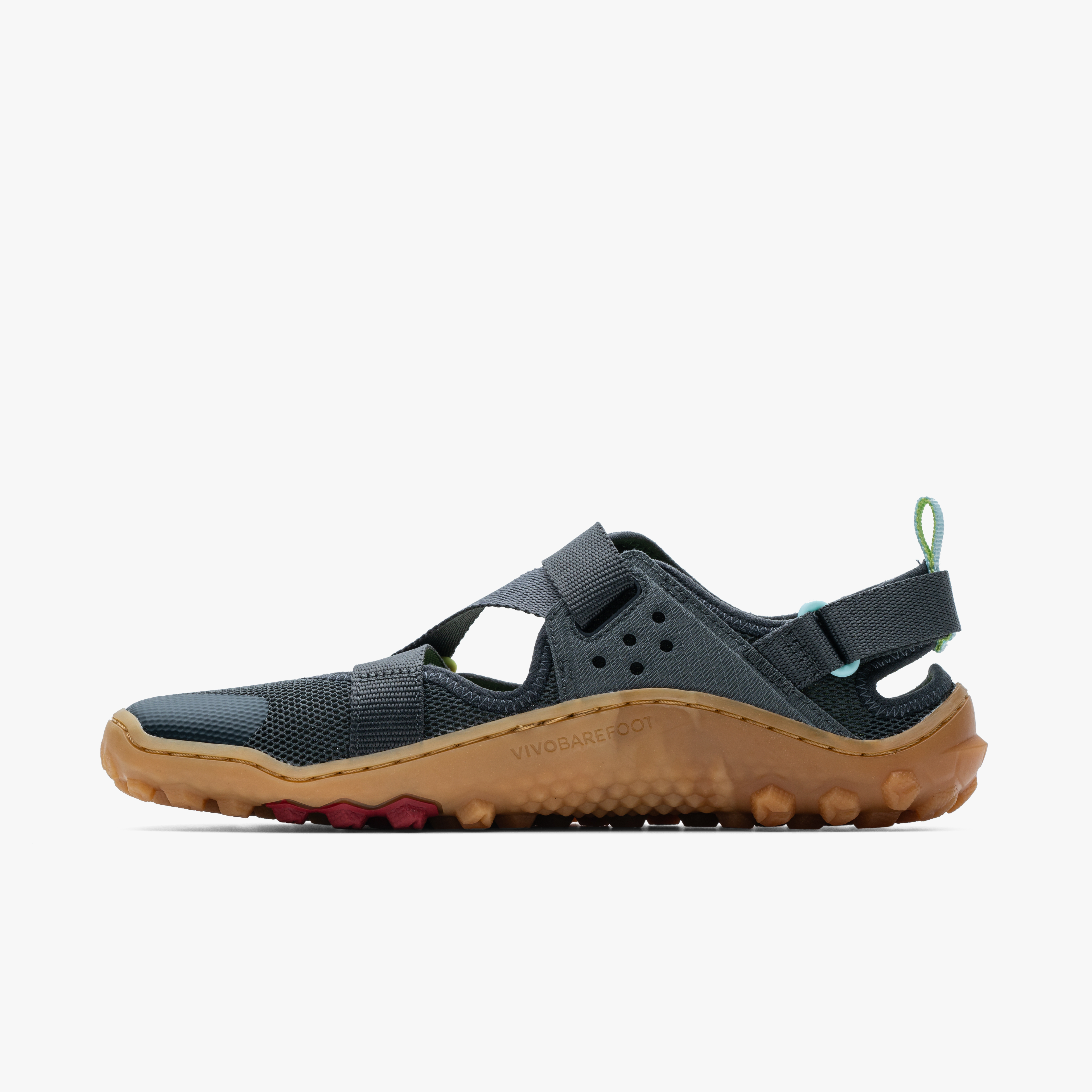 Vivobarefoot Tracker Sandal Mens - Charcoal/Gum