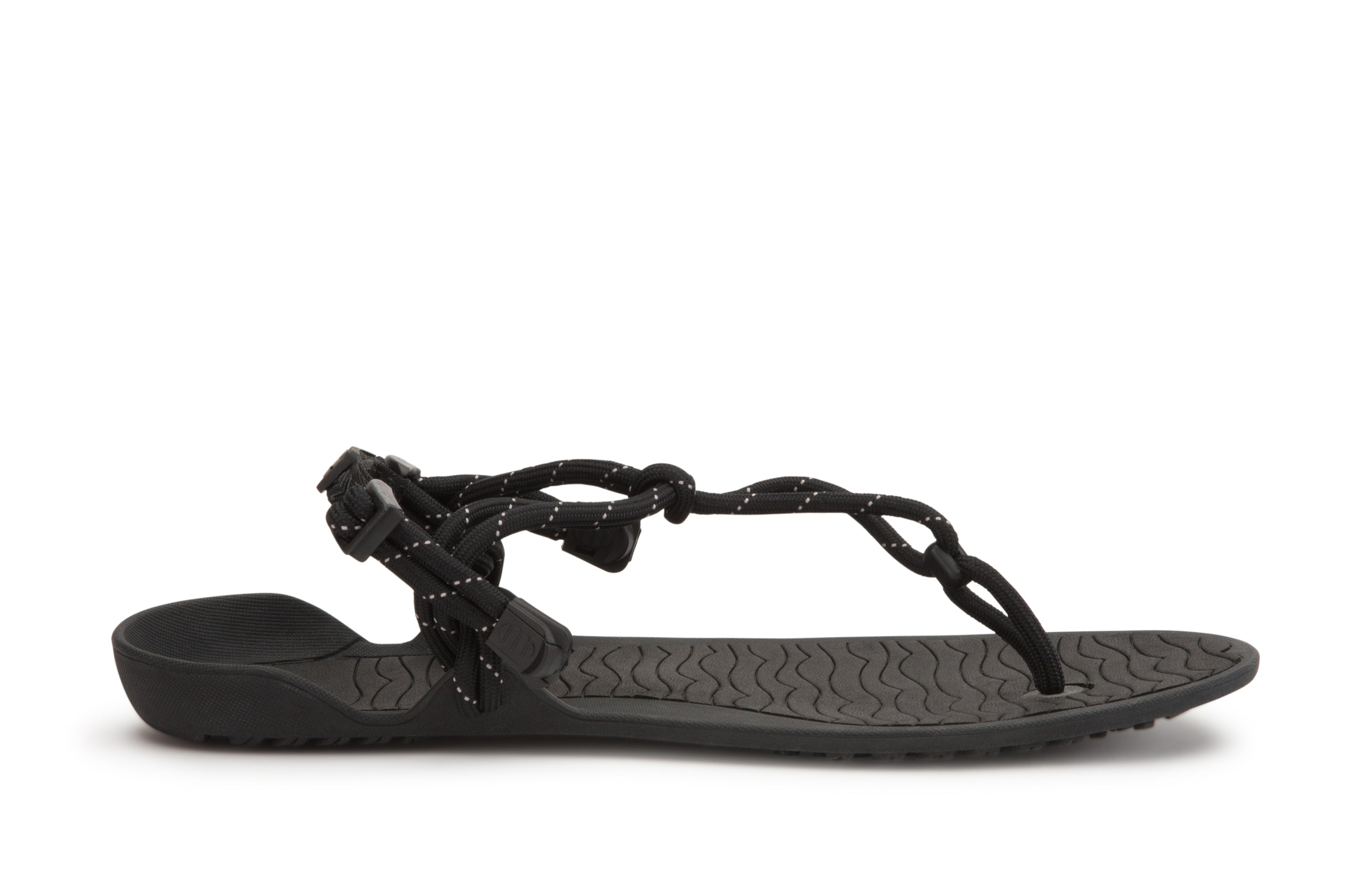 Xero Shoes Aqua Cloud Mens barfods minimalistiske sandaler til mænd i farven black, yderside