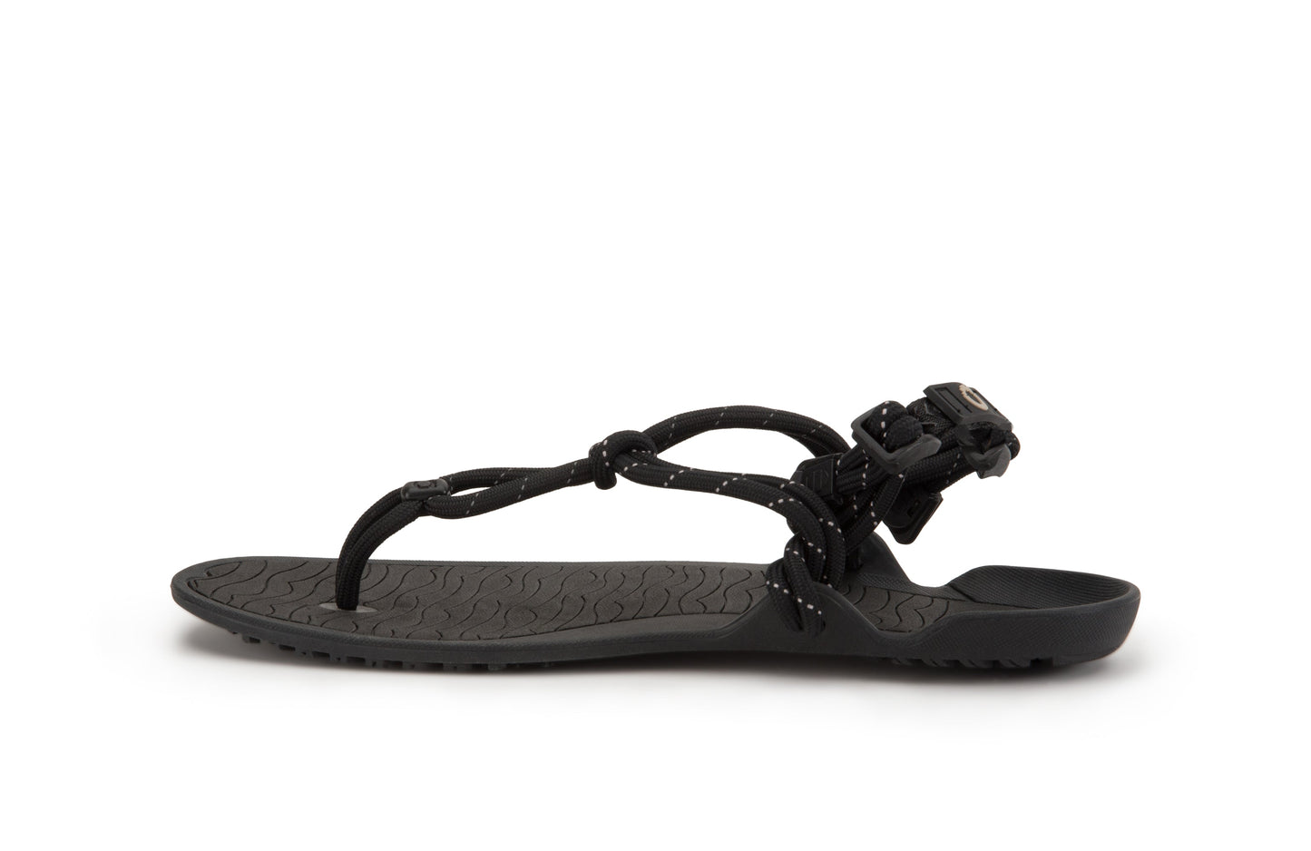 Xero Shoes Aqua Cloud Womens barfods minimalistiske sandaler til kvinder i farven black, inderside