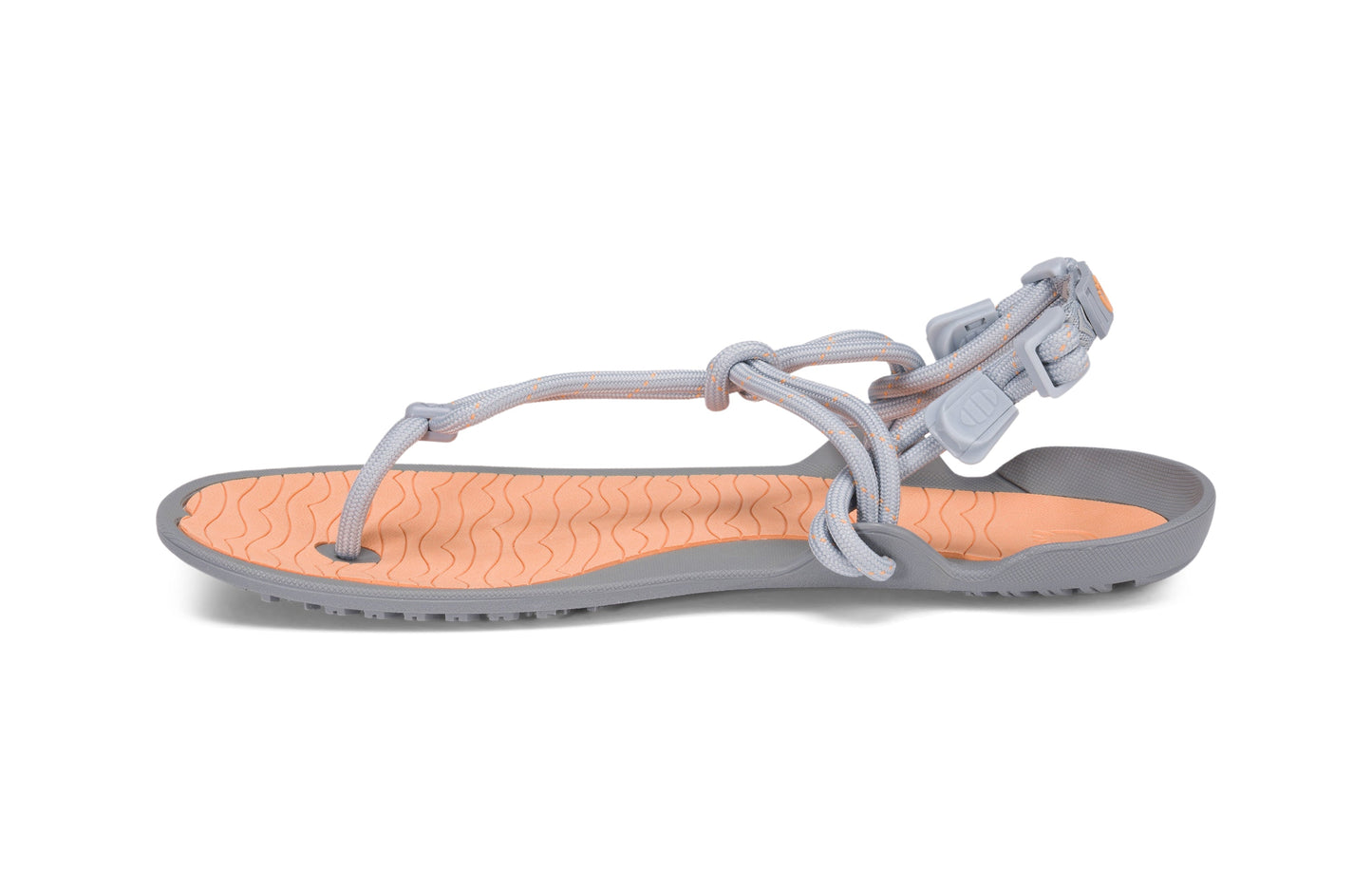 Xero Shoes Aqua Cloud Womens barfods minimalistiske sandaler til kvinder i farven mock orange, inderside
