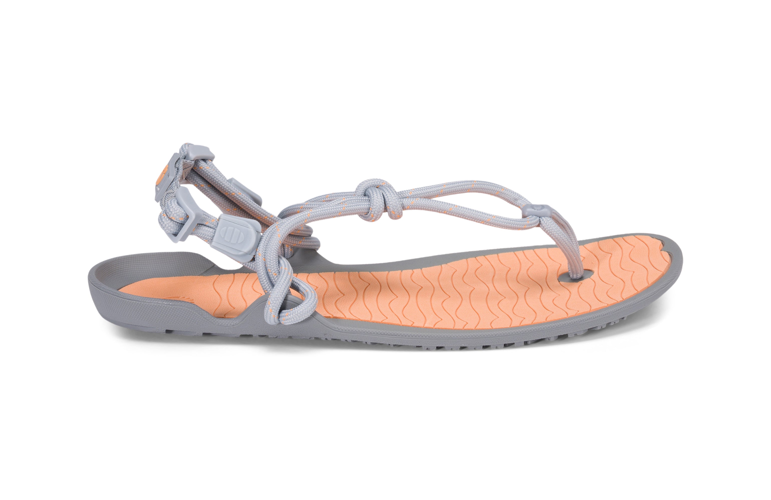 Xero Shoes Aqua Cloud Womens barfods minimalistiske sandaler til kvinder i farven mock orange, yderside