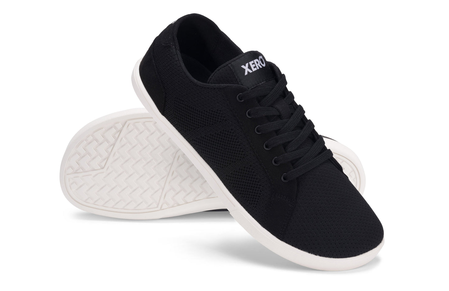 Xero Shoes Dillon Mens barfods sneakers til mænd i farven black, par