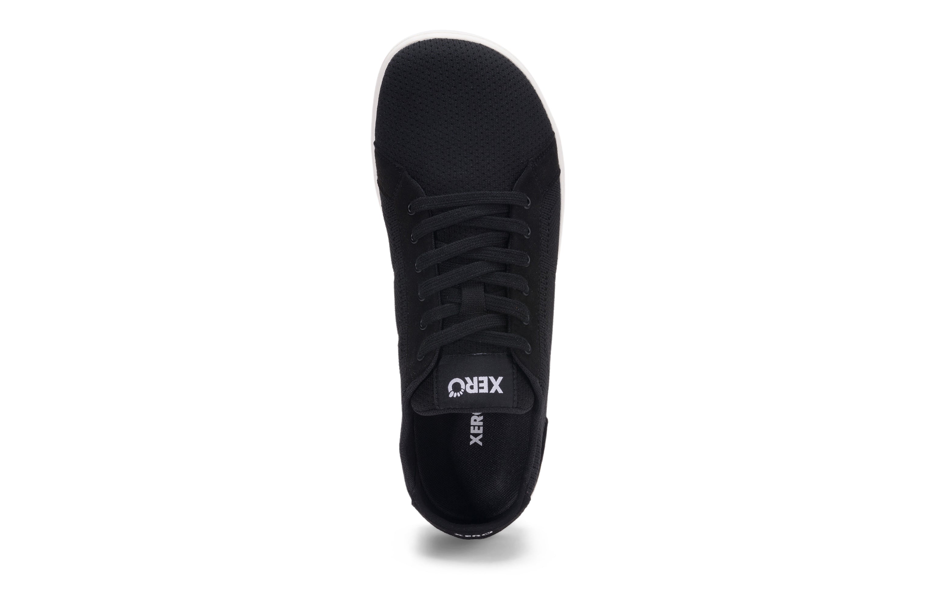 Xero Shoes Dillon Mens barfods sneakers til mænd i farven black, top