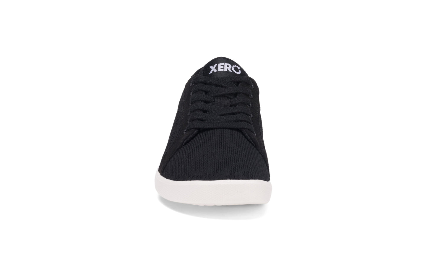 Xero Shoes Dillon Womens barfods sneakers til kvinder i farven black, forfra
