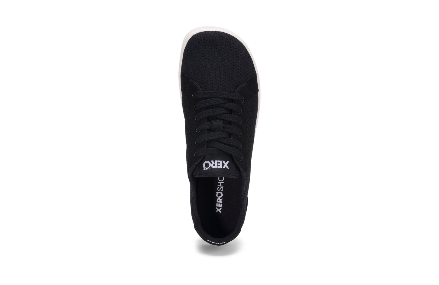 Xero Shoes Dillon Womens barfods sneakers til kvinder i farven black, top