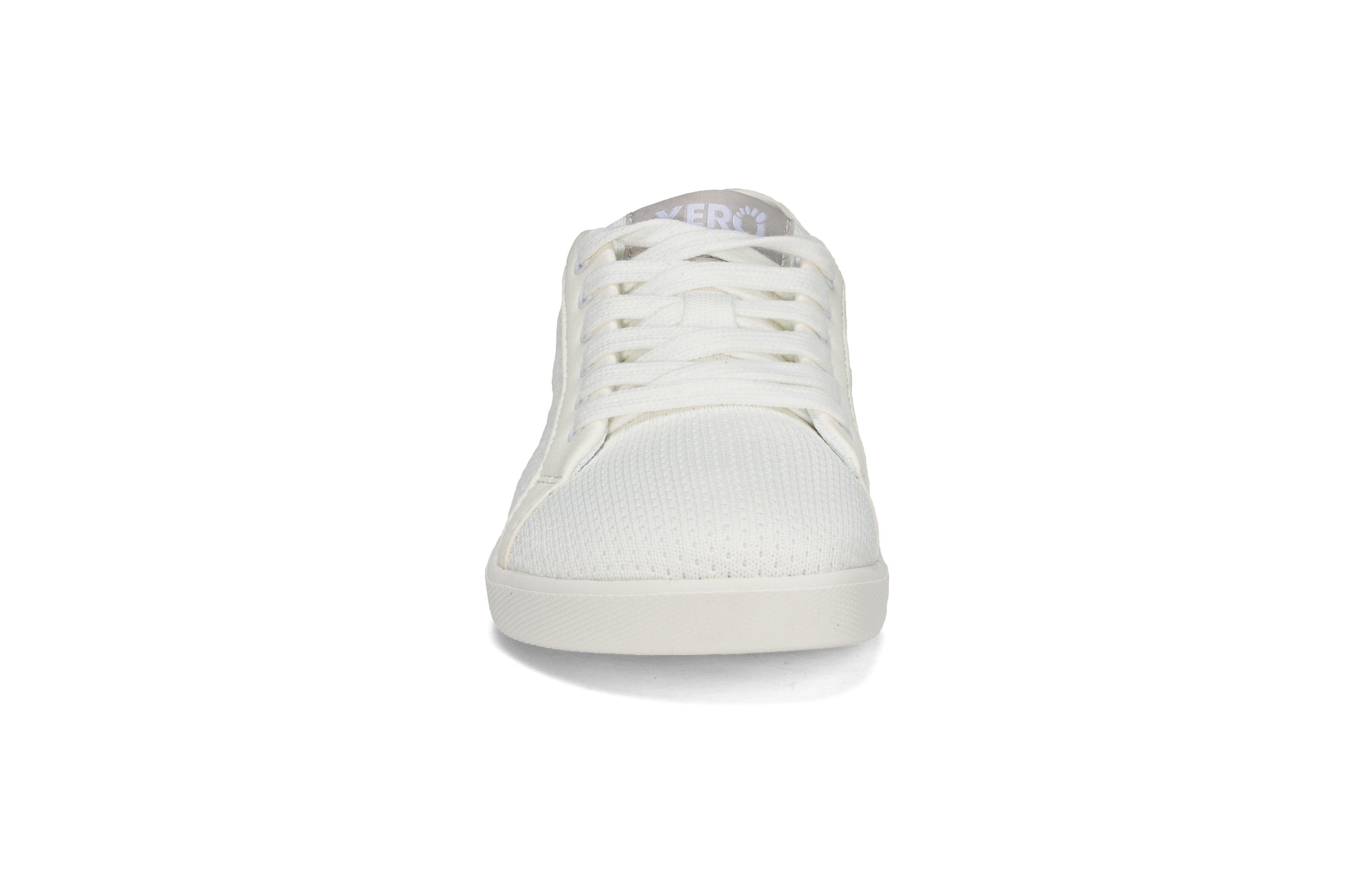 Xero Shoes Dillon Womens barfods sneakers til kvinder i farven white, forfra