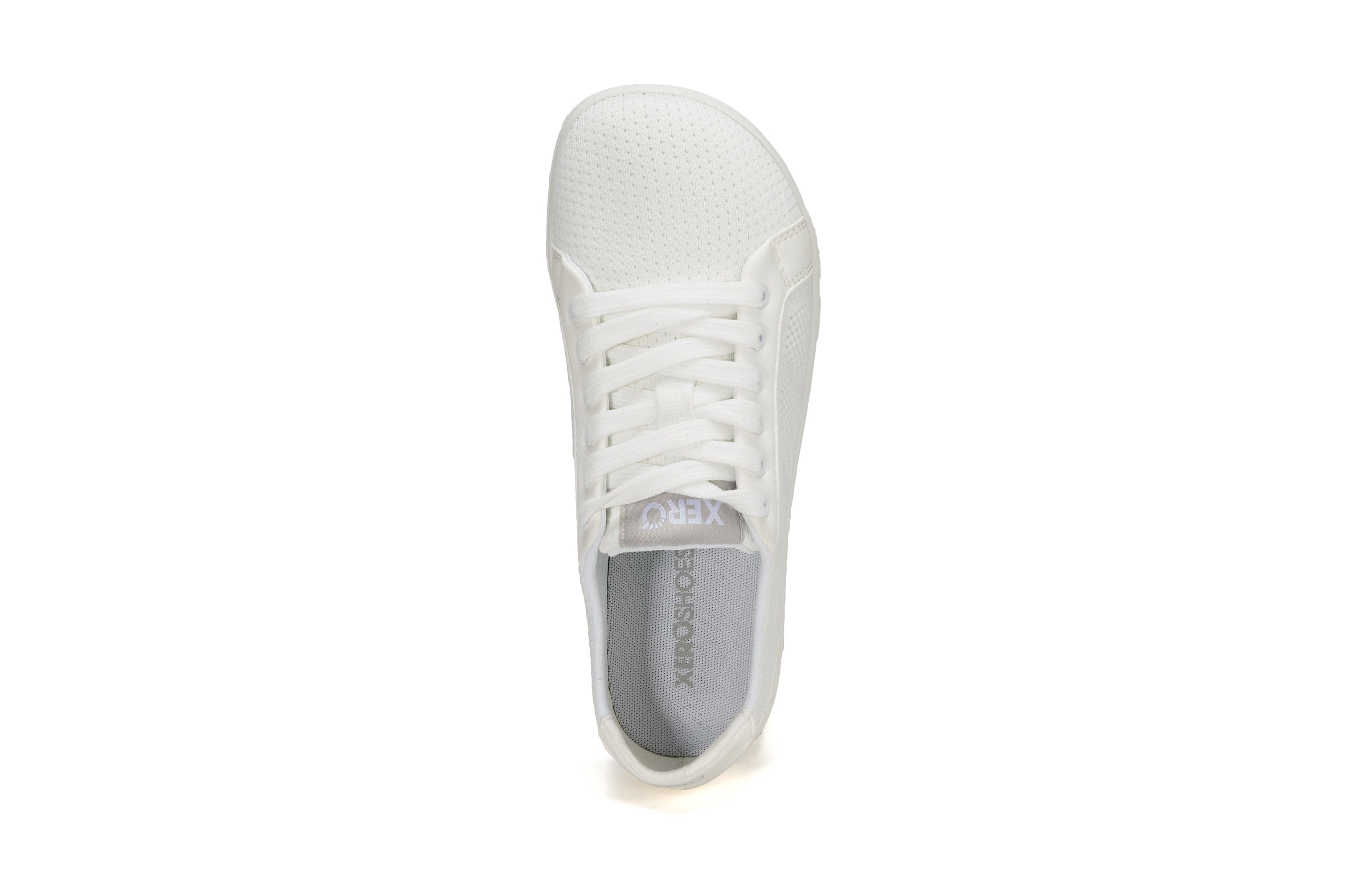 Xero Shoes Dillon Womens barfods sneakers til kvinder i farven white, top