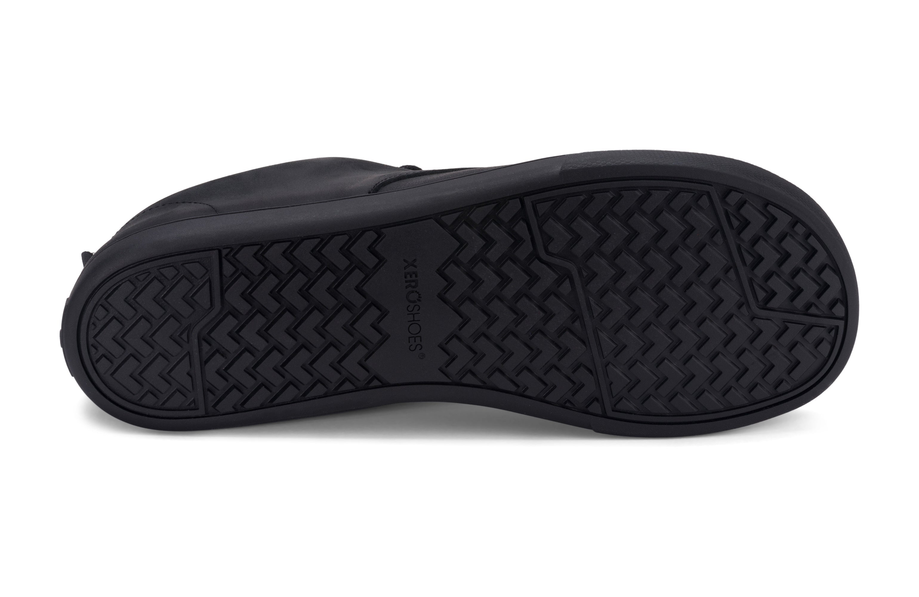 Xero Shoes Glenn Mens barfods casual oxford sko til mænd i farven black, saal