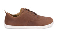 Xero Shoes Glenn Mens barfods casual oxford sko til mænd i farven brown, yderside