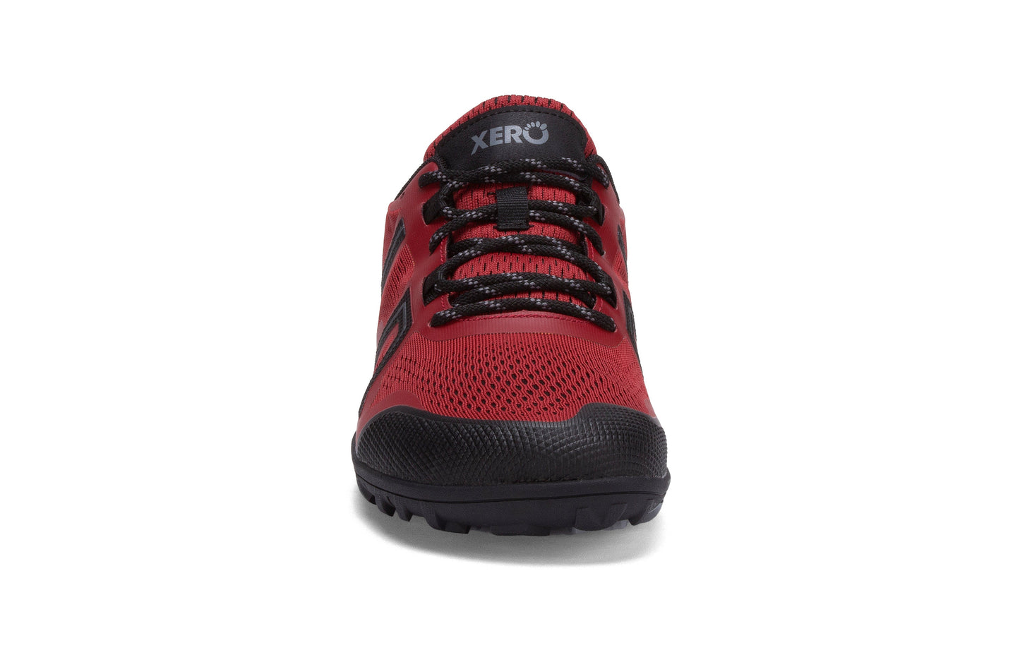 Xero Shoes Mesa Trail II Mens barfods vandresko til mænd i farven moab red, forfra
