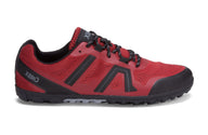 Xero Shoes Mesa Trail II Mens barfods vandresko til mænd i farven moab red, yderside