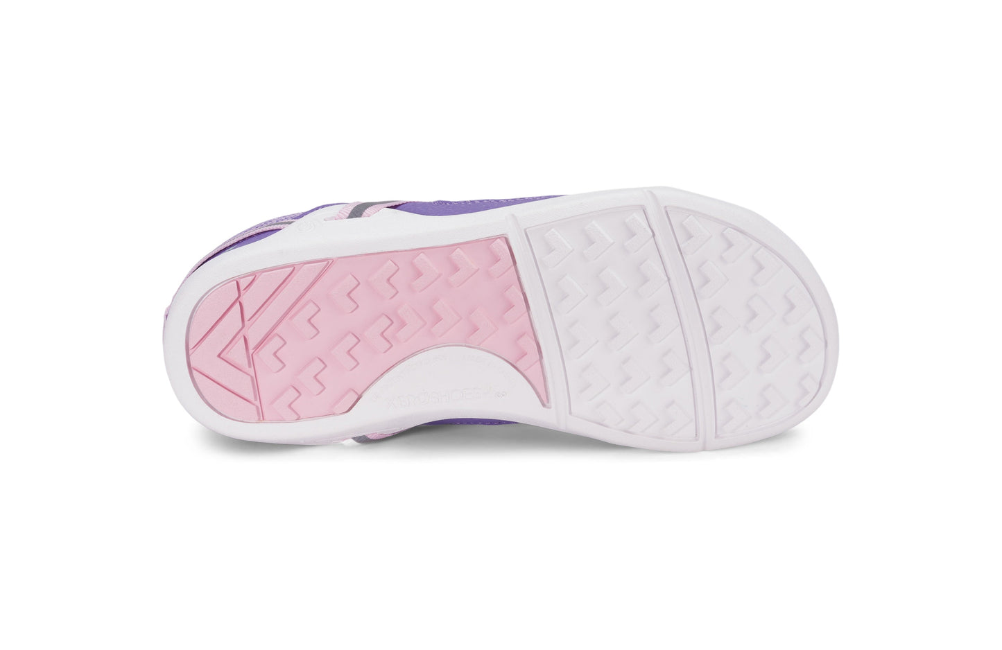 Xero Shoes Prio Kids barfods træningssko/sneakers til børn i farven lilac / pink, saal