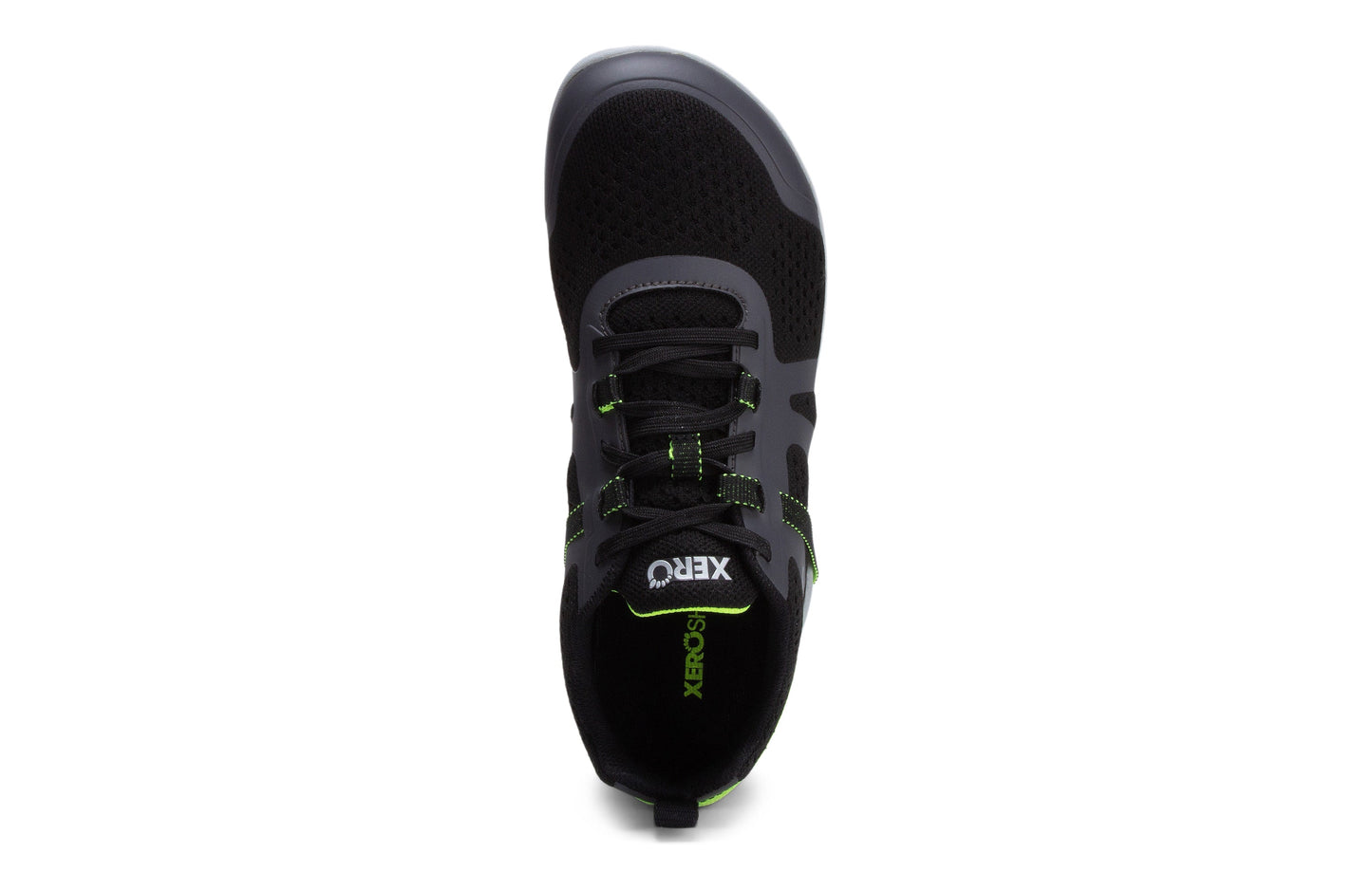 Xero Shoes Prio Neo Mens barfods performance træningssko til mænd i farven asphalt black, top