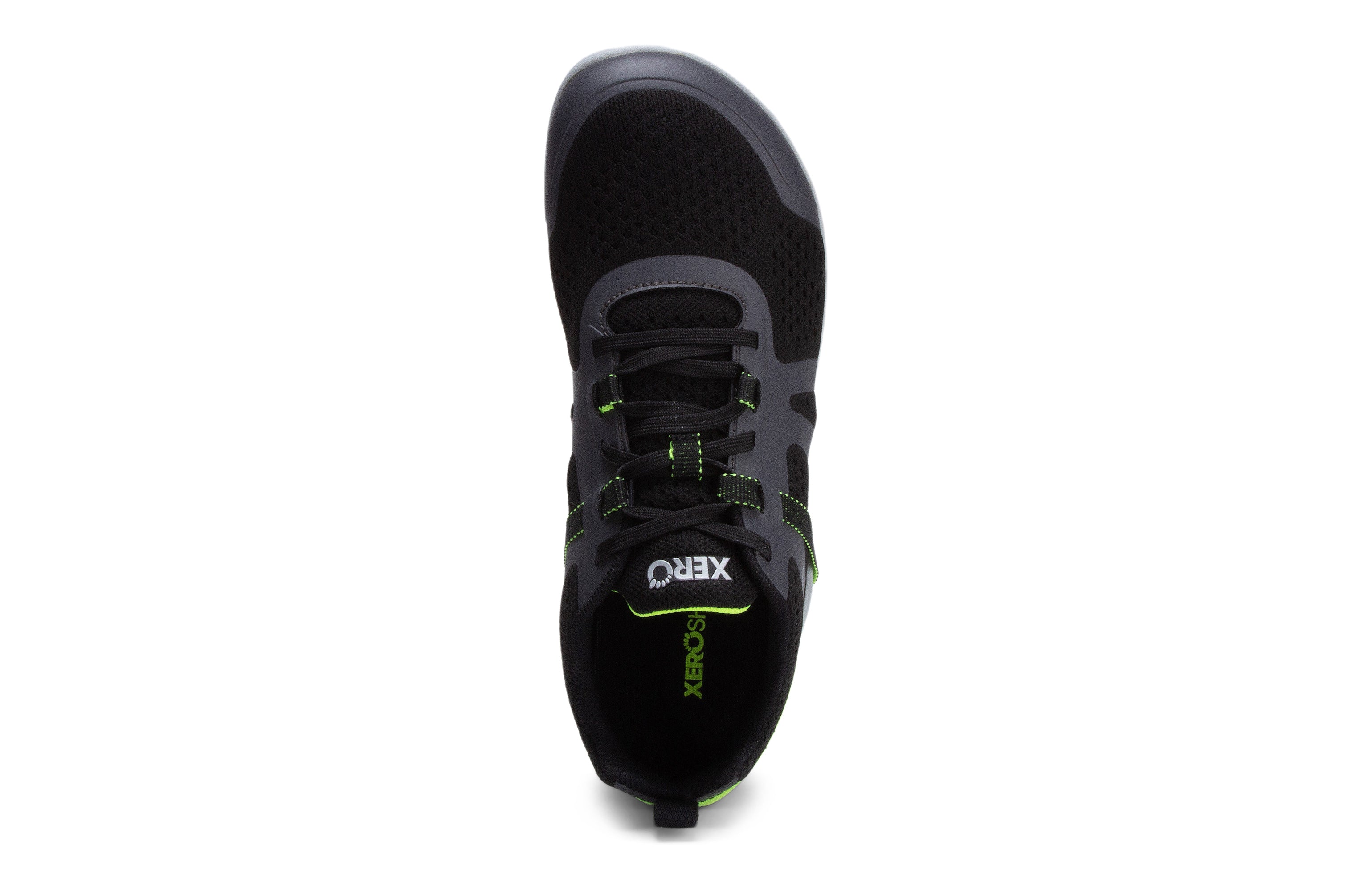 Xero Shoes Prio Neo Mens barfods performance træningssko til mænd i farven asphalt black, top