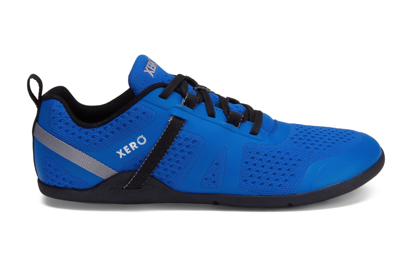 Xero Shoes Prio Neo Mens barfods performance træningssko til mænd i farven skydiver blue, yderside