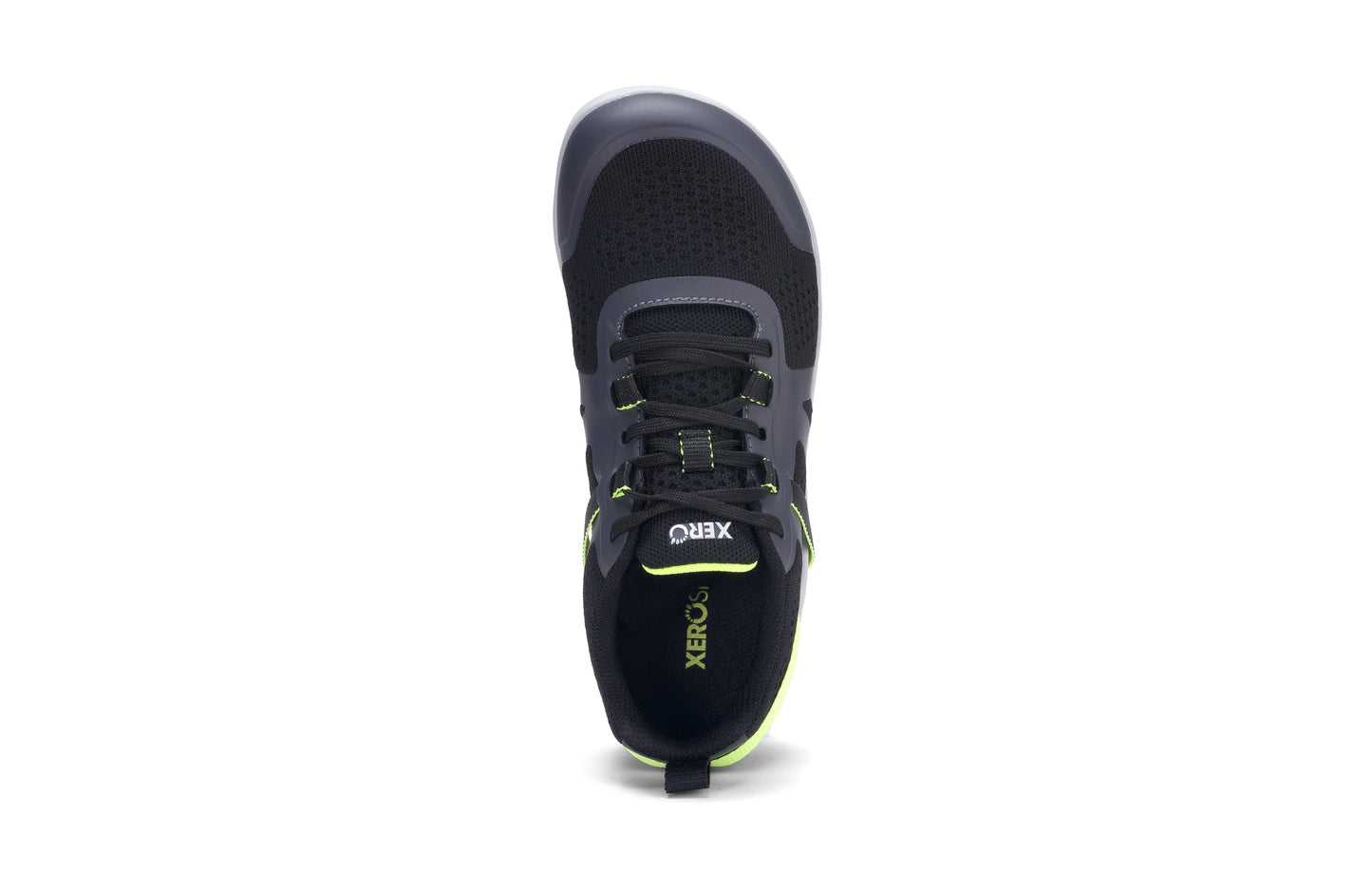 Xero Shoes Prio Neo Womens barfods athleisure trainer til kvinder i farven asphalt / black, top
