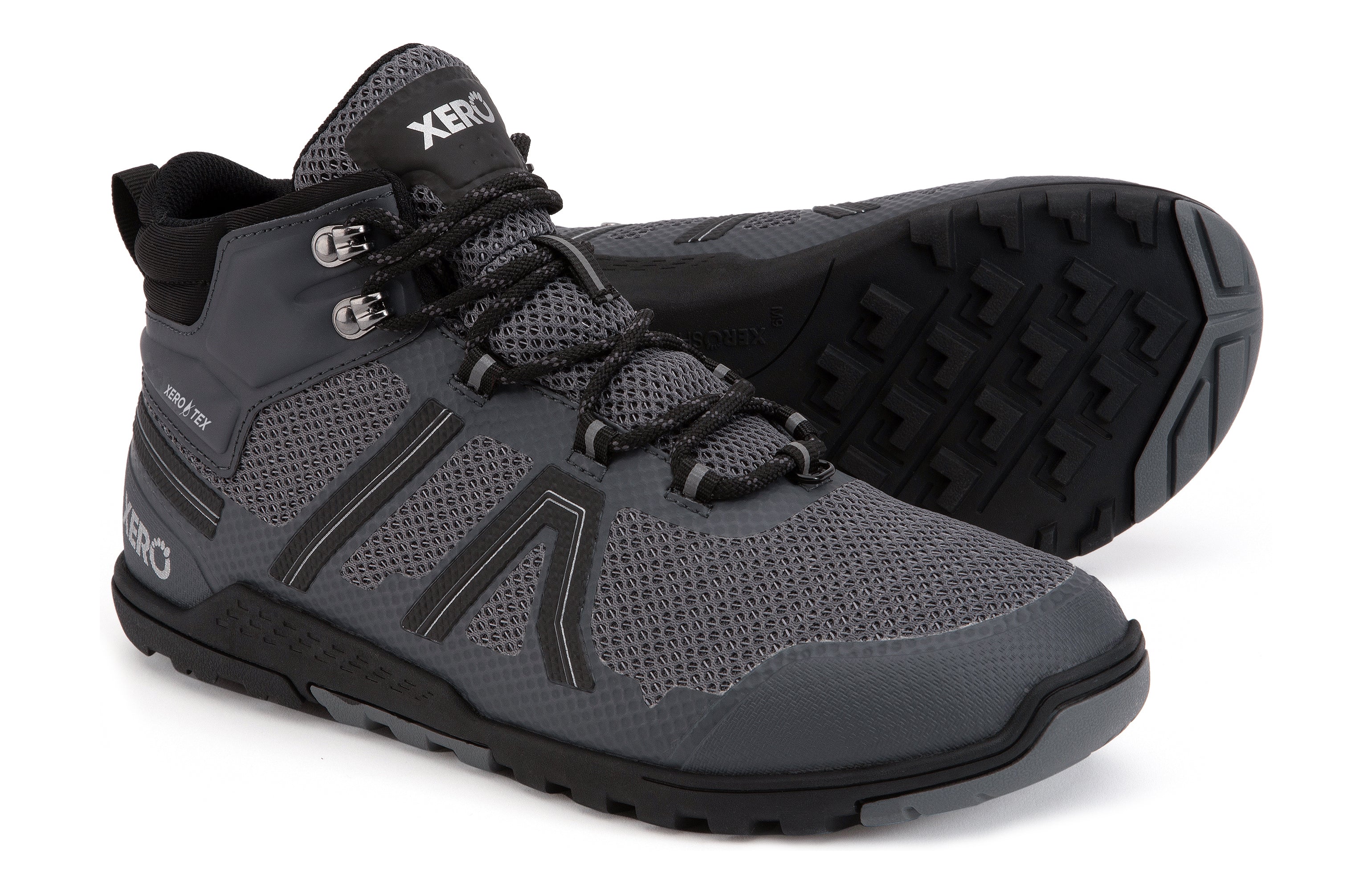 Xero Shoes Xcursion Fusion barfods støvler til mænd i farven asphalt, par