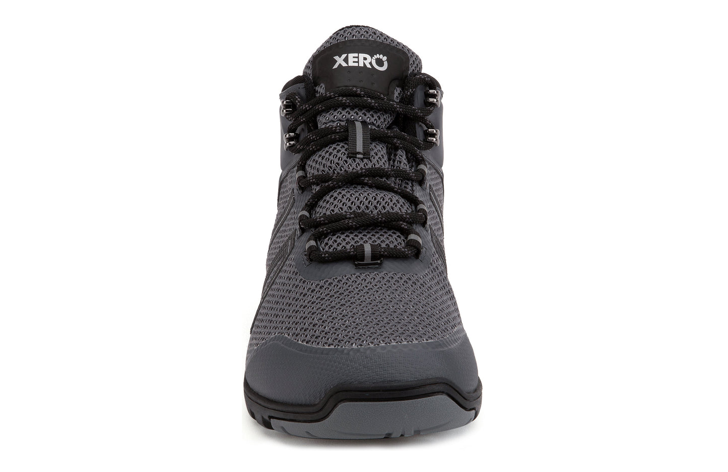 Xero Shoes Xcursion Fusion barfods støvler til mænd i farven asphalt, forfra
