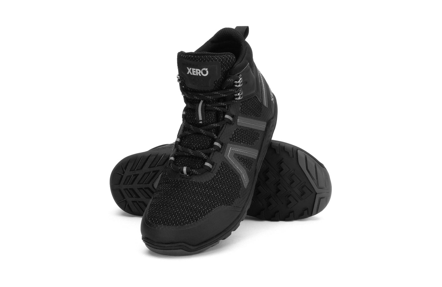 Xero Shoes Xcursion Fusion Womens barfods vandrestøvler til kvinder i farven black titanium, par