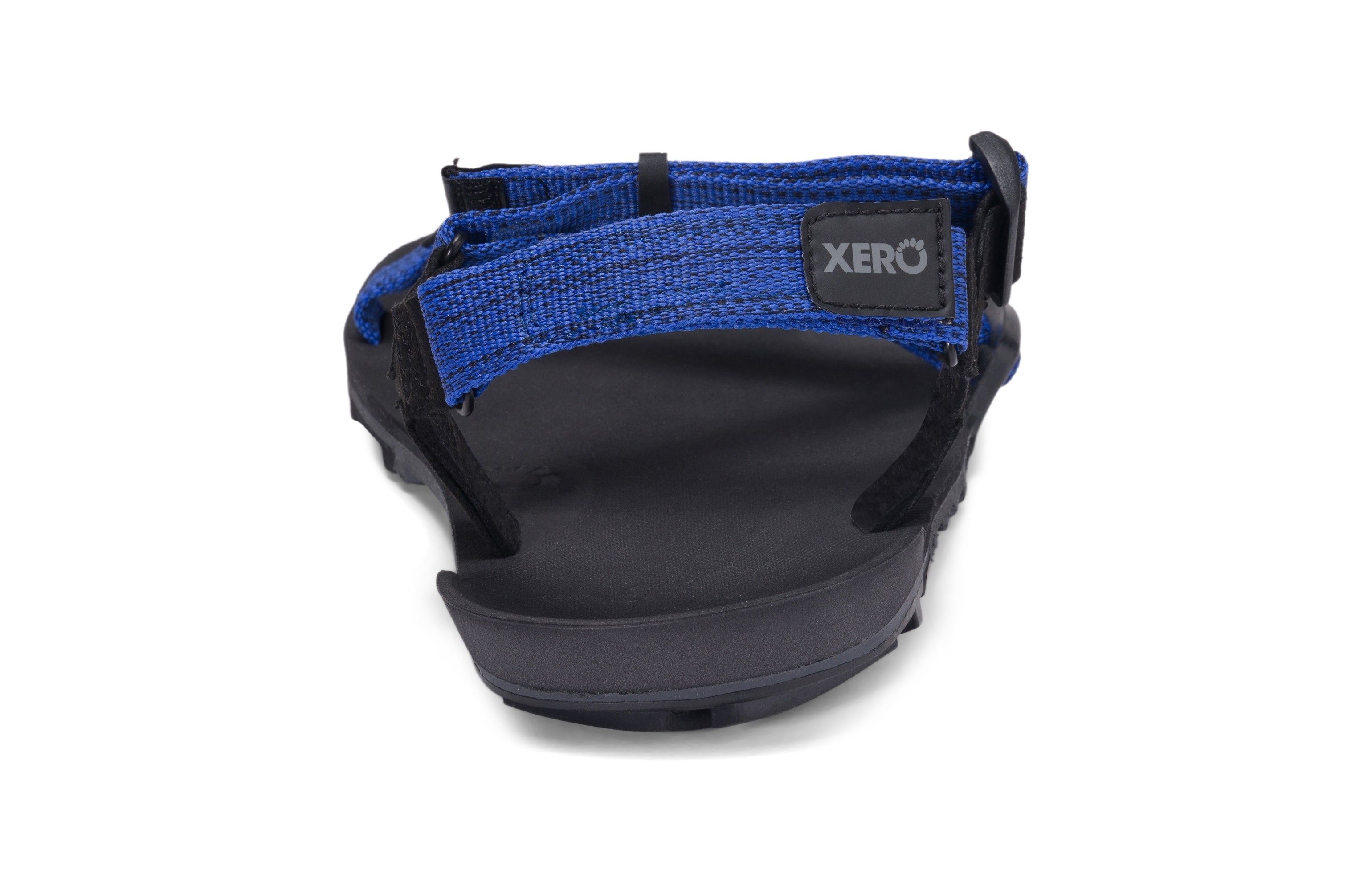 Xero Shoes Z-Trail EV Mens barfods vandresandaler til mænd i farven sodalite blue, bagfra