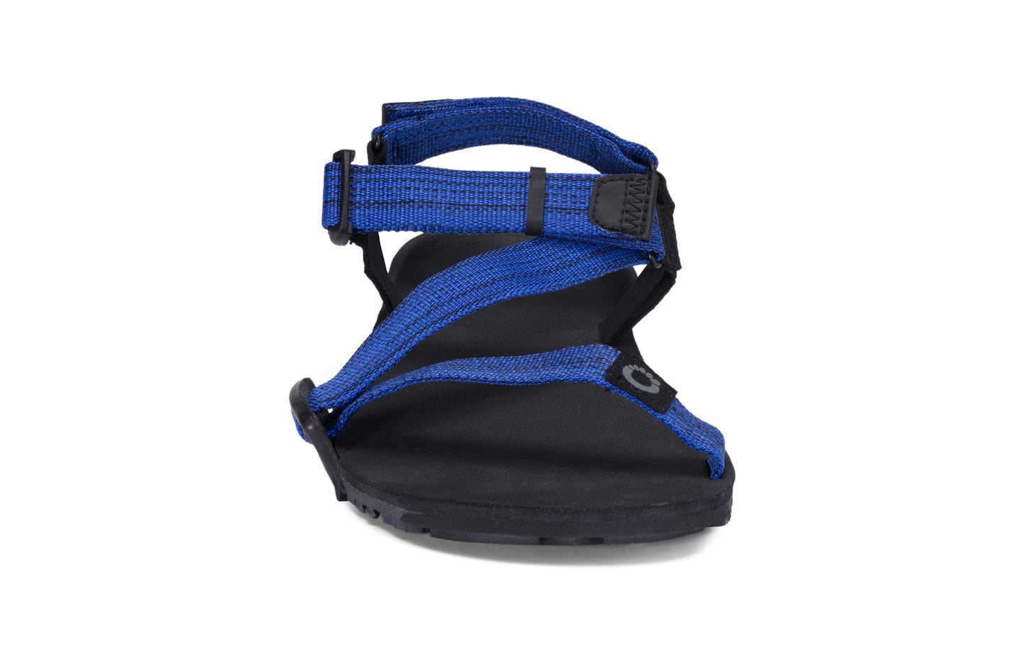 Xero Shoes Z-Trail EV Mens barfods vandresandaler til mænd i farven sodalite blue, forfra