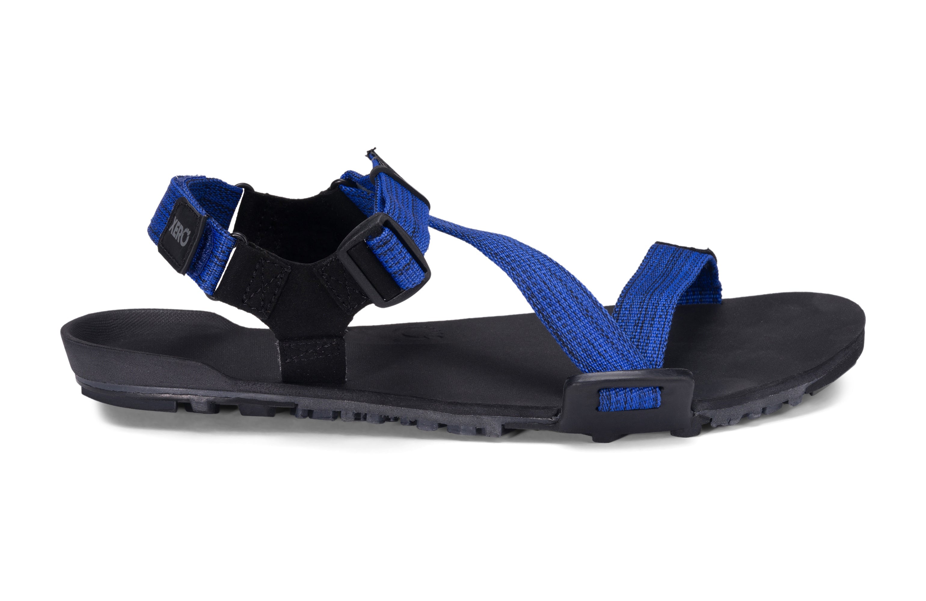 Xero Shoes Z-Trail EV Mens barfods vandresandaler til mænd i farven sodalite blue, yderside
