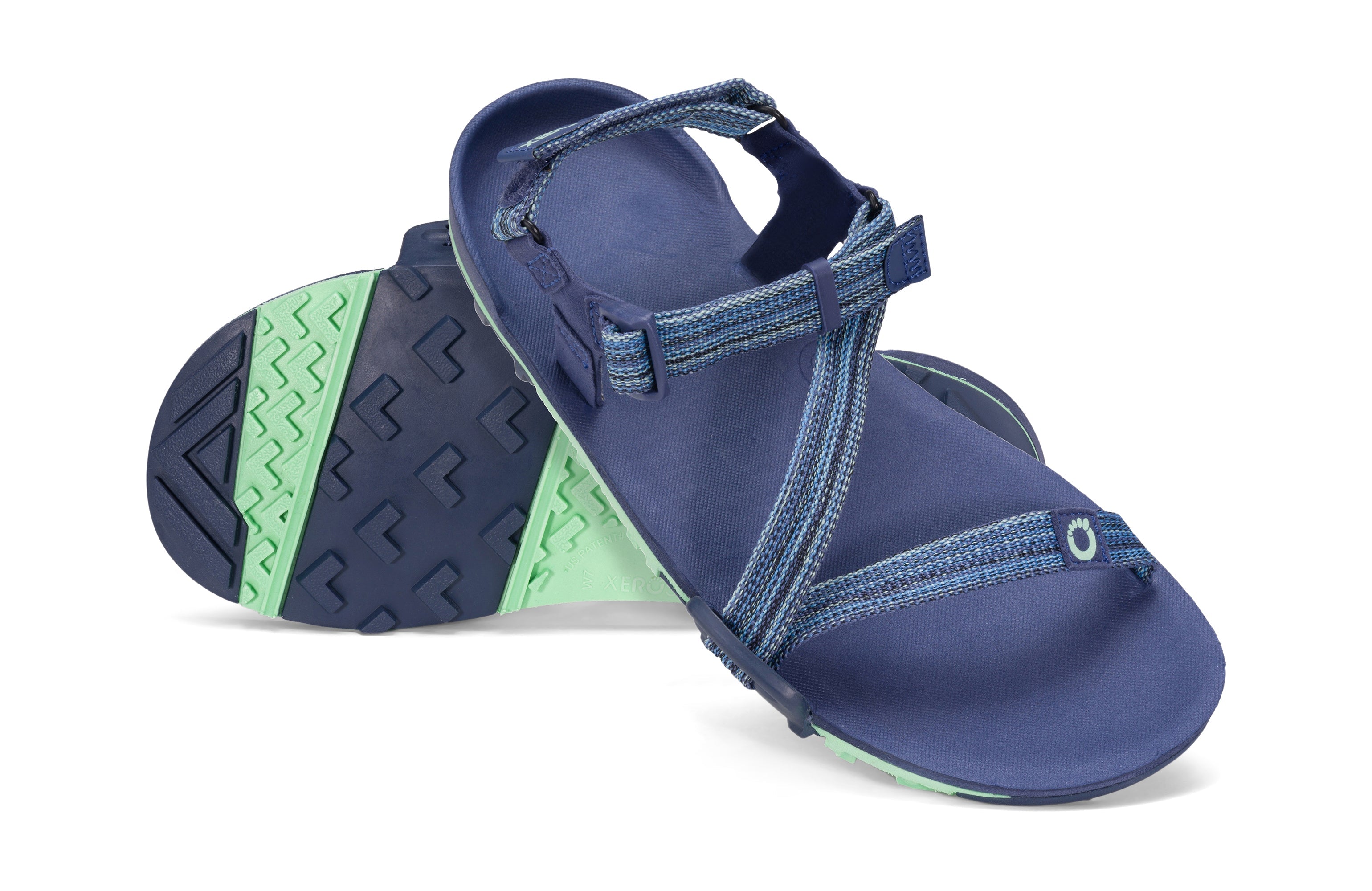 Xero Shoes Z-Trail EV Women barfods sandaler til kvinder i farven blue indigo, par