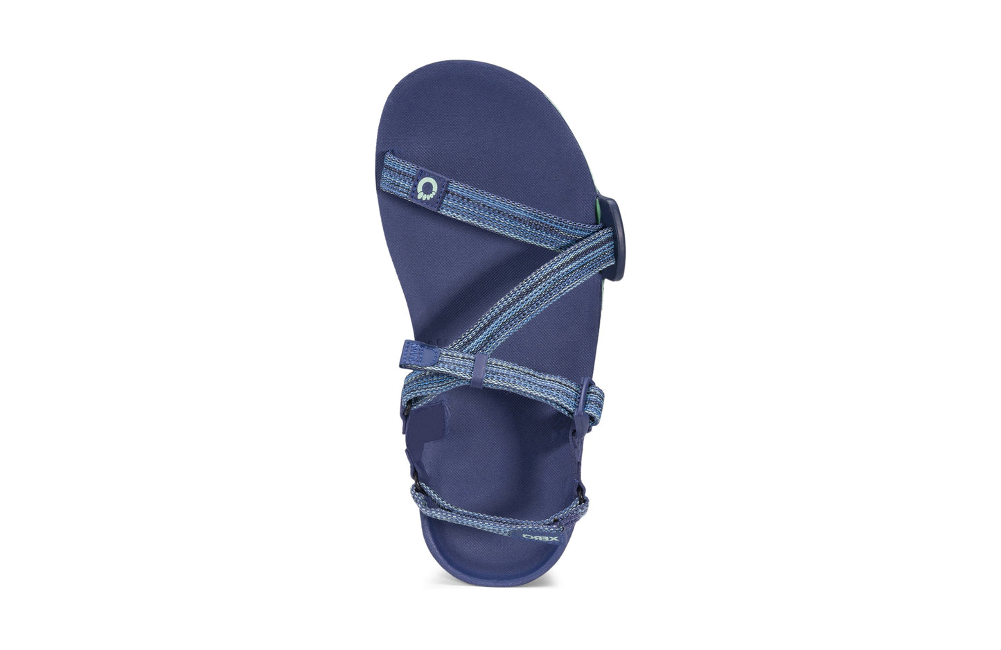 Xero Shoes Z-Trail EV Women barfods sandaler til kvinder i farven blue indigo, top