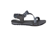 Xero Shoes Z-Trail Kids barfods sandaler til børn i farven black / multi-black, yderside