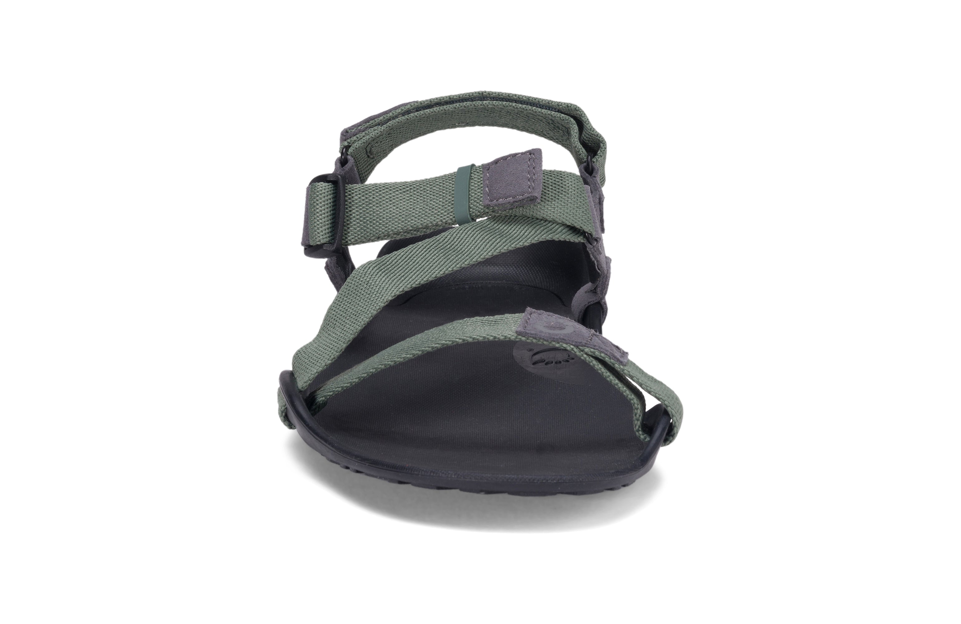Xero Shoes Z-Trek Men barfods sandaler til mænd i farven forest, forfra