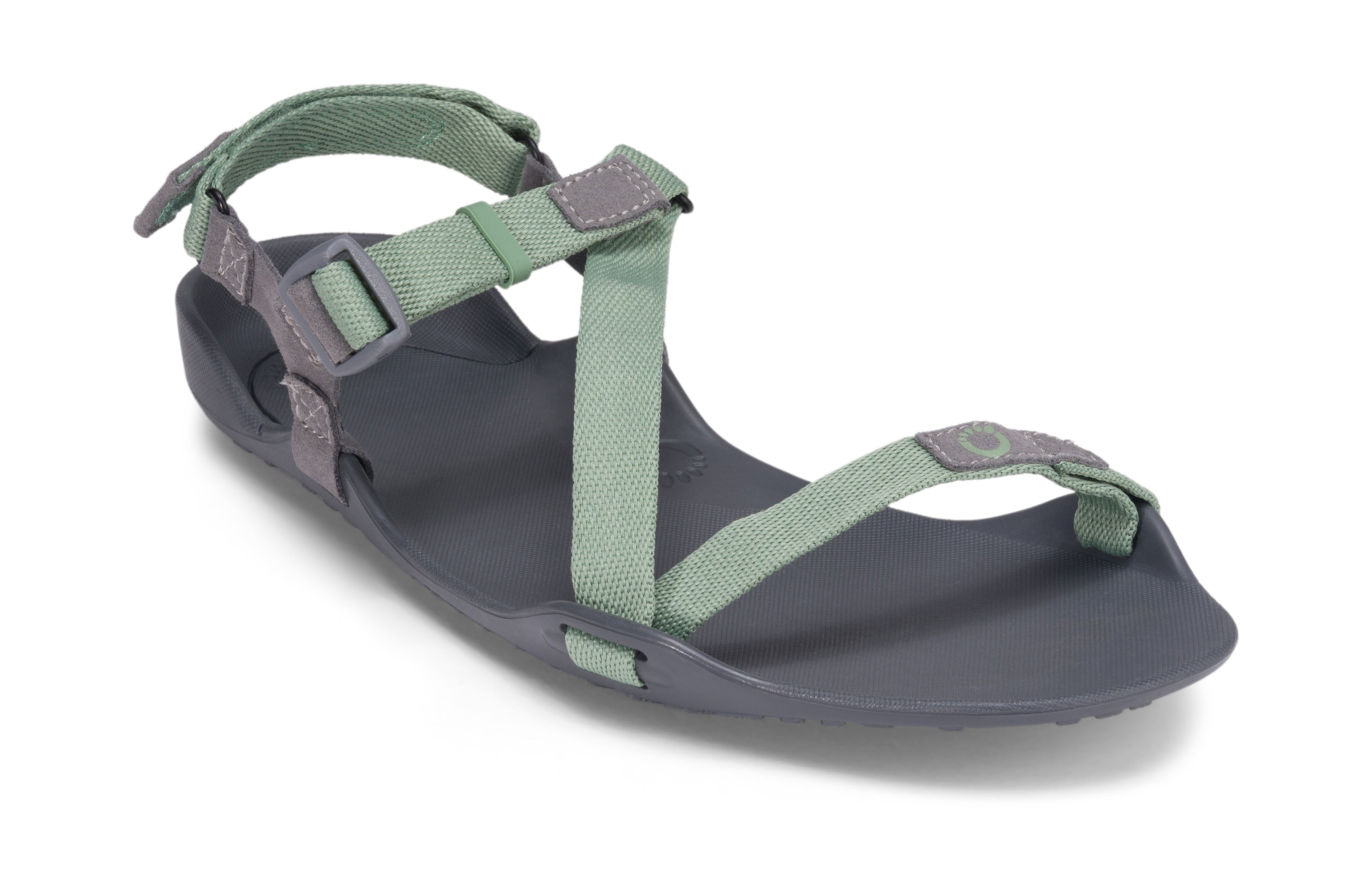 Xero Shoes Z-Trek Women barfods sandaler til kvinder i farven green, vinklet