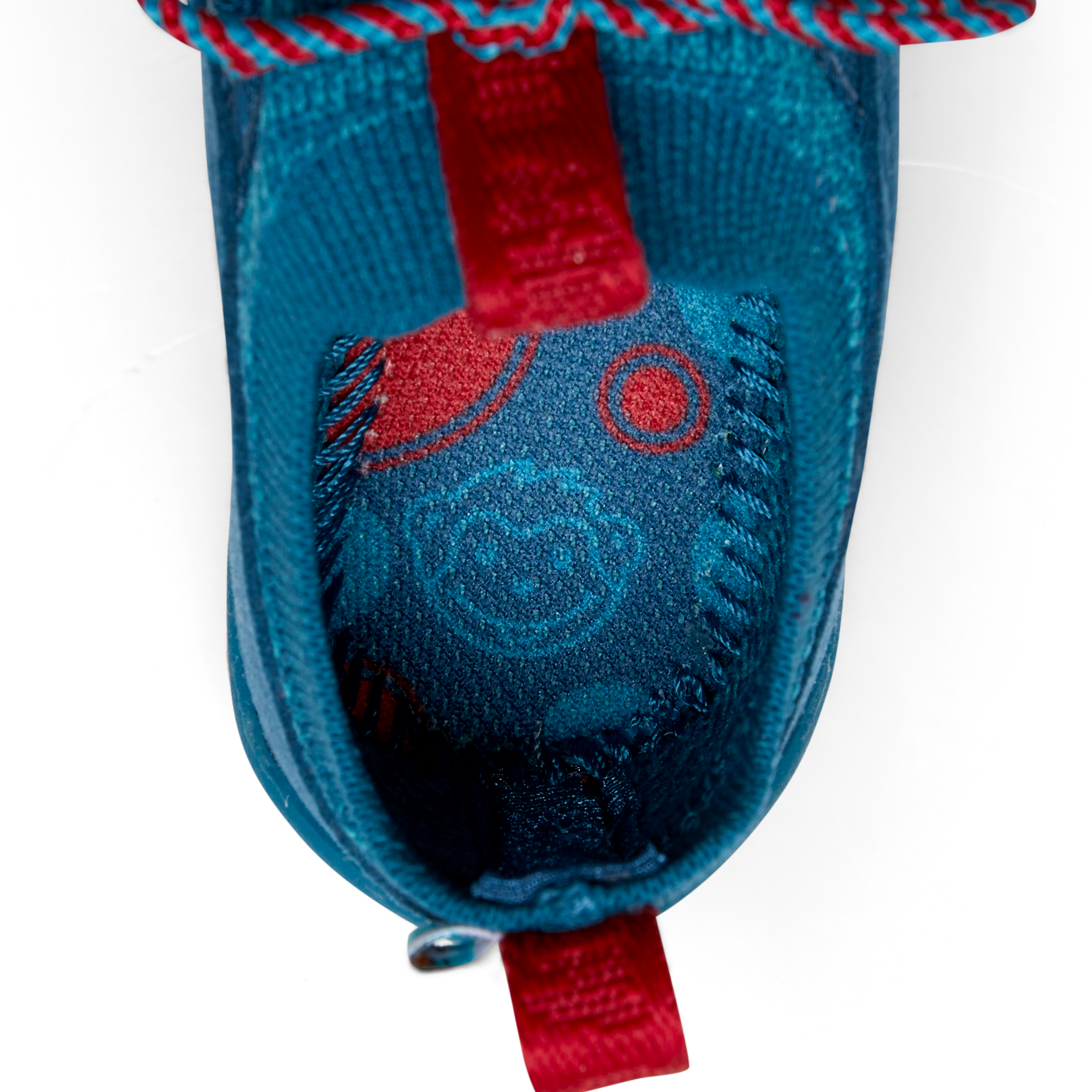 Affenzahn Knit Walker barfods prewalker til baby i farven shark, detalje