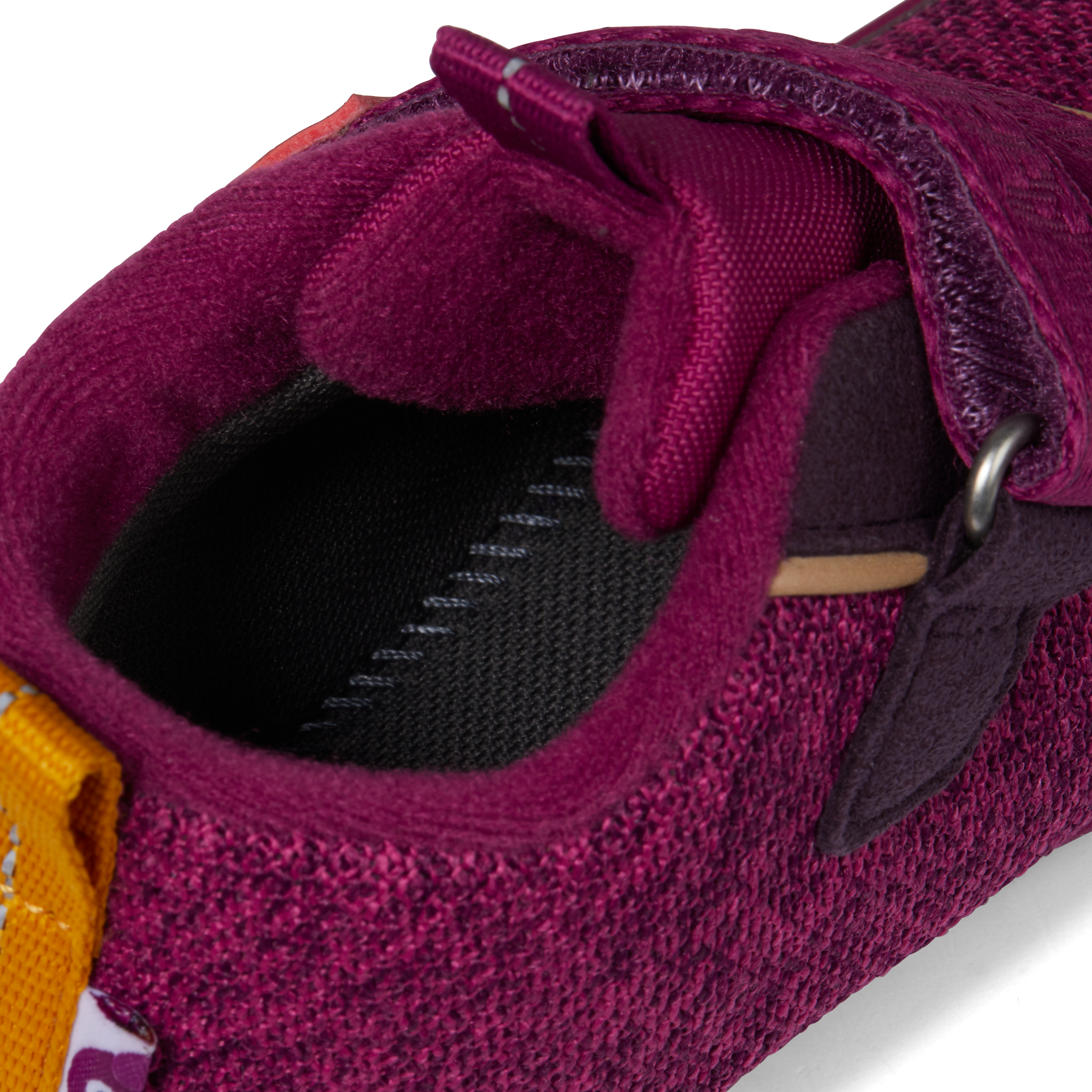 Affenzahn Low Boot Knit Happy barfods overgangssko til børn i farven bird, detalje