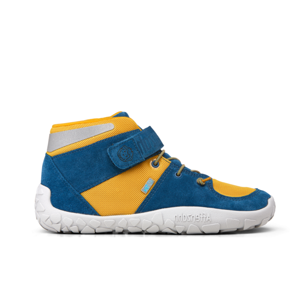 Affenzahn Mid Sneaker Vegan Dreamer – Leichter Barfußschuh Für Kinder, Größen 31-37 – Sommer & Übergangszeit, Buntes Design Mit Klettverschluss