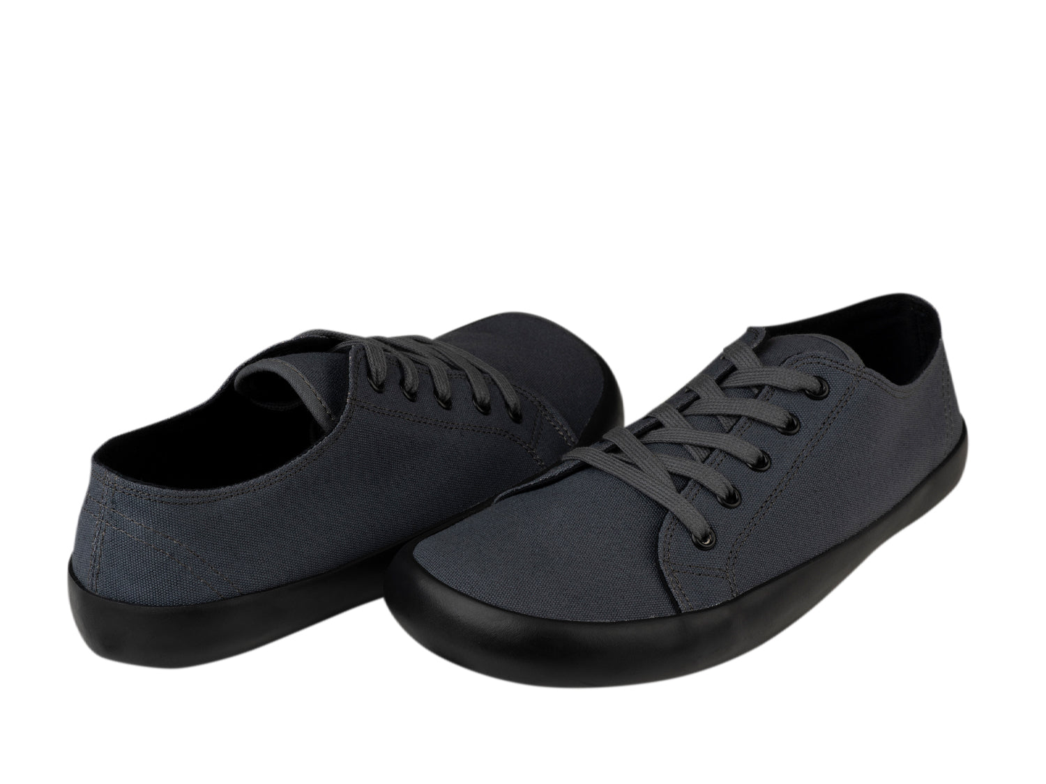 Bohempia Hoska 2.0 barfods sneaker til kvinder og mænd i farven dark gray-black, par