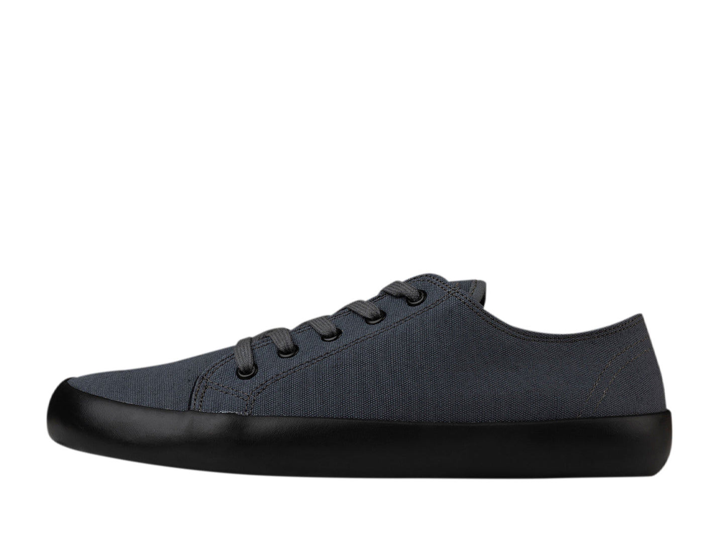 Bohempia Hoska 2.0 barfods sneaker til kvinder og mænd i farven dark gray-black, yderside