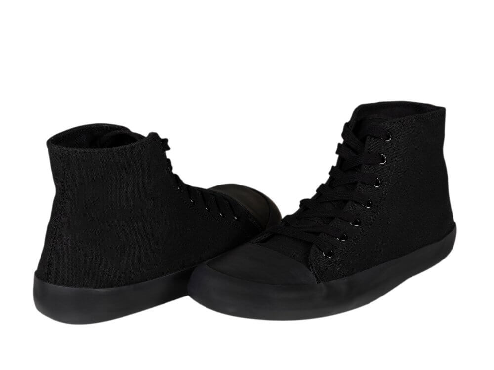 Bohempia Orik 2.0 barfods converse sneakers til kvinder og mænd i farven black-black, par