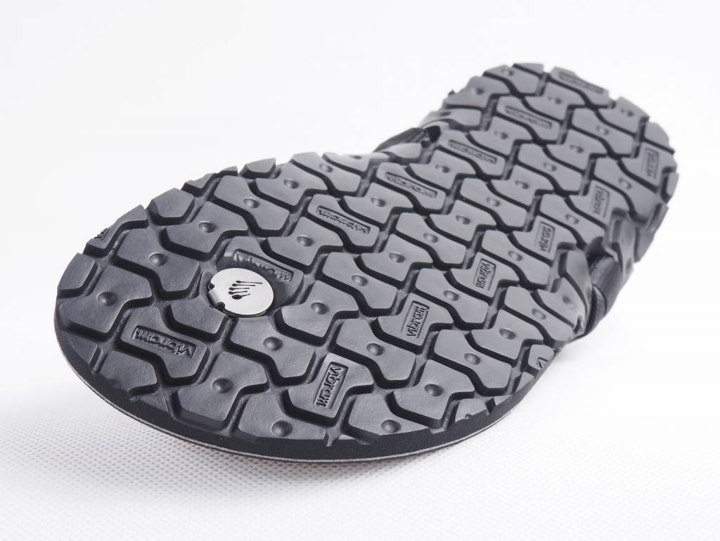Bosky Light barfods lette sandaler til kvinder og mænd i farven black, saal